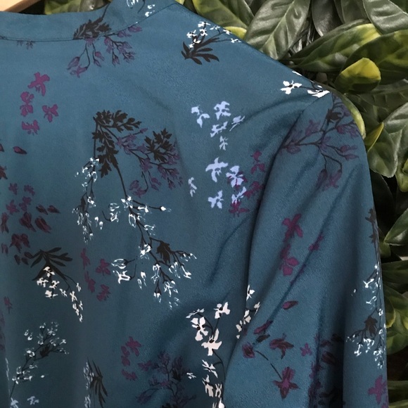 JoeFresh Flounce Dress In Dark Teal NWOT size XS - Picture 7 of 8